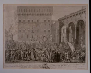 The Morning of the 3rd of June 1799 when the Florentine People Celebrated the Raising of the Grand Ducal Arms